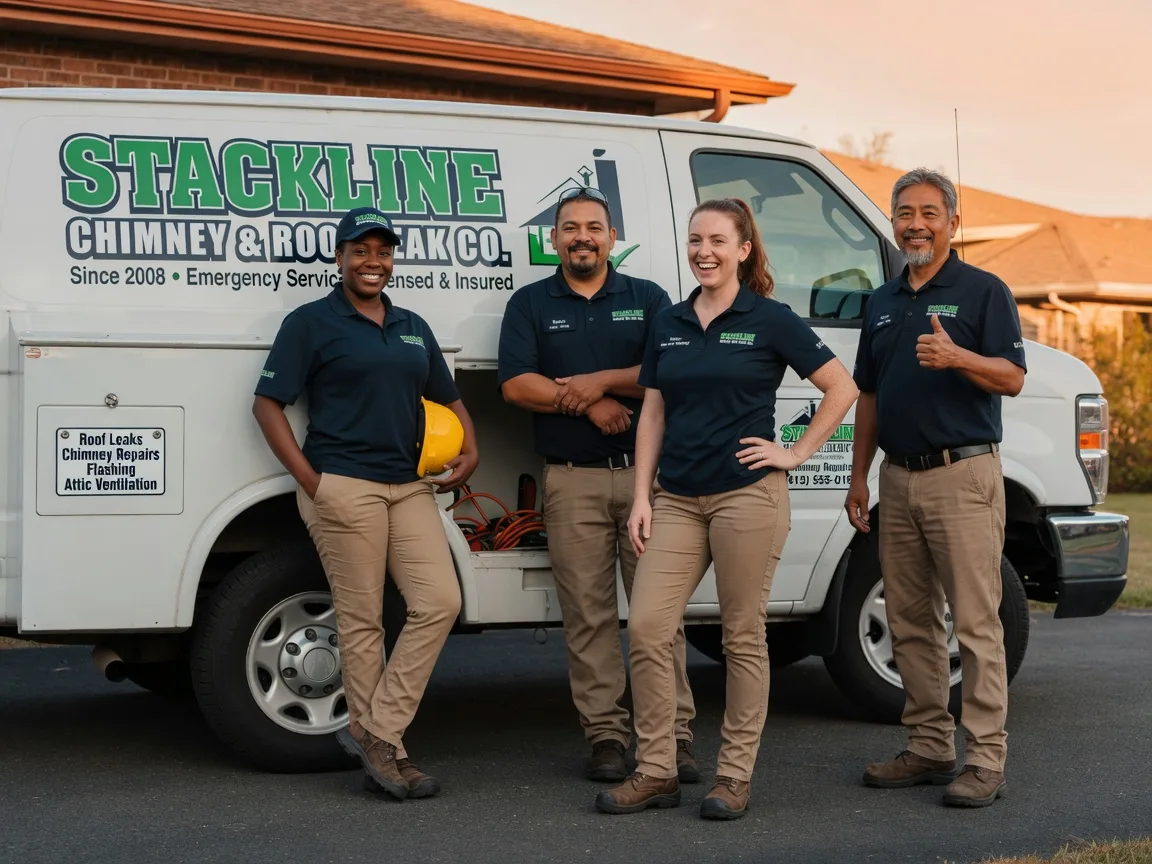 Chimney flashing repair company in Hiram, GA